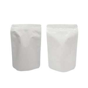 Bolsas de Mylar con acabado mate blanco impresas personalizadas, bolsa Ziplock resistente al agua para embalaje de alimentos para mascotas, plástico impreso personalizado - Product Image 2