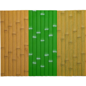टिकाऊ hdpe कृत्रिम प्लास्टिक बांस पैनल या विला आउटडोर वाटरप्रूफ बांस बाड़ पैनल स्टाइलिश बाड़ लगाने के लिए स्टाइलिश बाड़ लगाने के लिए - Product Image 1