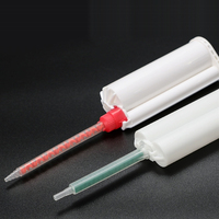 Bonne qualité 50ML 1:1 en plastique AB cartouche de colle Double composants adhésif seringue baril