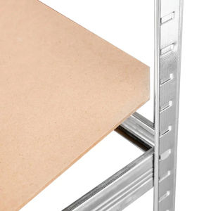 5 קומה גבוהה מדפים יחידת פלדה מגולוונת גדול מחסן תעשייתי מגולוון מדפים יחידת מדפים - Product Image 2