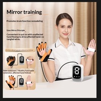 Guante Robótico Inteligente Recargable para Rehabilitación, Equipo de Entrenamiento para Personas Mayores con Ictus y Hemiplejia, Control Remoto de Cinco Dedos
