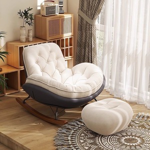Fauteuil de <span class=keywords><strong>salon</strong></span> moderne de luxe nordique, fauteuil inclinable à bascule, canapé lounge magique, fauteuil paresseux individuel pour adultes, mobilier de détente pour chambre à coucher - Product Image 1