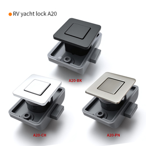 Kunci Tombol Perangkat Keras Kapal Pesiar A20 RV untuk Pintu Kabinet Kapal dan Kapal Pesiar, Kunci Pegangan untuk Penyimpanan Aman, Kontrol Akses yang Mudah Digunakan - Product Image 2