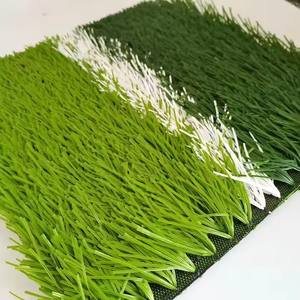 Double PP Support Durable <span class=keywords><strong>30</strong></span> <span class=keywords><strong>mm</strong></span> Herbe sportive non remplissante 50 <span class=keywords><strong>mm</strong></span> <span class=keywords><strong>Gazon</strong></span> <span class=keywords><strong>artificiel</strong></span> pour terrain de football - Product Image 3