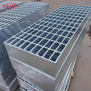 Grille en acier industrielle galvanisée à chaud en acier au carbone anti-corrosion pour parking, pont, couverture de fossé de voiture, clôture de jardin - Product Image 6