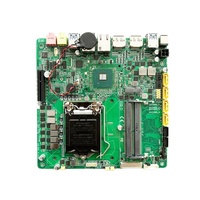 Komputer Tertanam AAEON MIX-Q370D1/Q370D2/H310D1 08001-11932X00 REV.1.10 Mini-ITX Generasi ke-8/ke-9 Intel Core LGA1151 Maks 65W TDP 12V