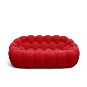 Moderne Gebogen Bubbelbank Overall Gevormde Gestoffeerde Bankstel Voor Woonkamer Kantoor Appartement Hotel Hal Gebruik Stof Materiaal - Product Image 4