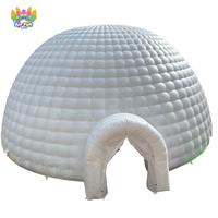 Tente gonflable géante en PVC pour l'extérieur, type extensible trois saisons, ouverture automatique rapide, imperméable, trois chambres, salon