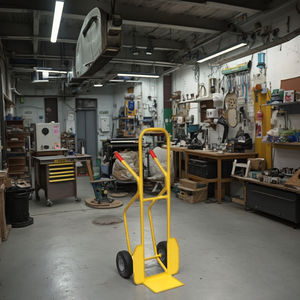 Carrello a mano in ferro per carichi pesanti, capacità 350 kg, costruzione in ferro, ruote solide da 10 pollici, facile da spostare, personalizzabile OEM, per la spesa - Product Image 2