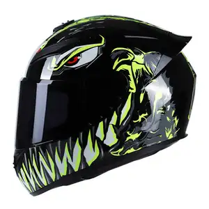 REALZION Motorcycle Racing ABS Helmet Personality Fashion Full Face Helmet For Universal
