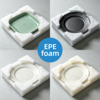 Insert en mousse EPE découpé sur mesure, protection antichoc, doublure anti-collision, perle pour la protection du transport de vaisselle en céramique