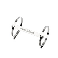 Edelstahl 304/316 Grade Ident ification Marker Plate 100mm Länge und 12mm Breite 9,5/19mm
