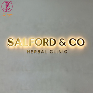 Lettres en relief LED rétroéclairées haute luminosité avec éclairage <span class=keywords><strong>halo</strong></span> uniforme pour enseignes de centres commerciaux, halls de bureaux et signalétique intérieure - Product Image 3