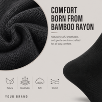 Chaussettes habillées pour hommes avec logo personnalisé, vente en gros, chaussettes en coton formelles pour affaires, chaussettes de travail pour hommes, emballage en boîte cadeau, design personnalisé