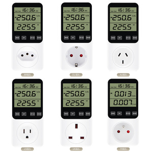 Smart Power Socket EU <b>Plug</b> Wi-Fi Energy Meter Voltage Current Display Home Usage - Product Image 4