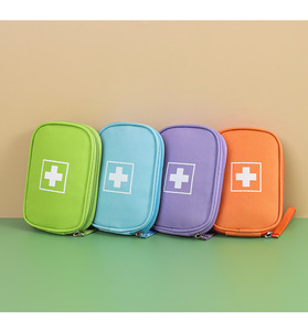 Botiquín médico de Material Oxford impermeable portátil, bolsa de primeros auxilios, bolsa de almacenamiento de medicina para prevención de epidemias de viaje de emergencia - Product Image 3