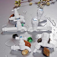 Robinet de robinet d'eau en plastique, plastique ABS durable et facile à assembler