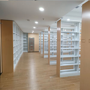 أثاث مكتبي، خزانة كتب معدنية ذات جانبين للتخزين، رف كتب للمكتبات - Product Image 4