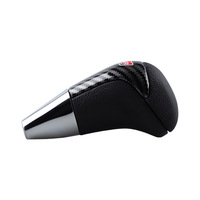 Levier de vitesses automatique en cuir texturé en fibre de carbone ABS de haute qualité pour Toyota Hilux (2005-2016) GR Sport.