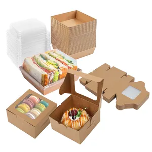 定制回收一次性零食边薯条包装午餐纸法式面包外卖熟食放牧拼盘食品盒
