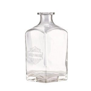 Bouteilles personnalisées avec bouchon en T pour whisky et <span class=keywords><strong>vodka</strong></span>, bouteille en verre transparent à bouche en spirale avec cylindre de brandy - Product Image 5