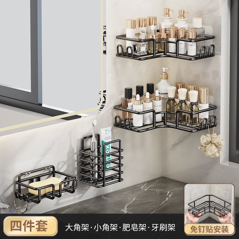 Type d'angle rond 4 crochets 4 pièces [y compris les autocollants arrière]