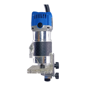 KQ-3701 Laminator Router 450W Industrial Grade 1/4 Inch Chuck Woodworking Tool Wood Trimmer Wood <b>Trimming</b> <b>Machine</b> - Product Image 1