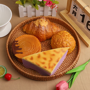 Wholesale Super Soft PU Foam Stress Bread Cake Ball Slow <b>Rebound</b> Squishy Toy Decompression Gift for Kids and Adults - Product Image 4