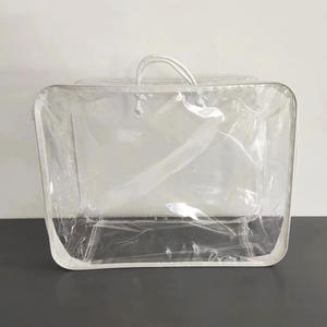ถุงผ้าห่มพลาสติกพีวีซีใสไวนิลมีซิปถุงใส่ผ้าห่ม - Product Image 1