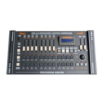 Vente en gros en ligne Contrôleur de lumière DMX 512 crocodile 240 canaux 8 curseurs Contrôleur DMX