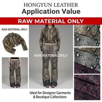 Tissu de luxe en similicuir de serpent exotique, durable et de créateur, pour vêtements et sacs de haute couture - Usine OEM/ODM