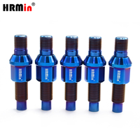 Kit de goujons de roue en titane HRMin M12*1.5mm Gr.5 Ti-6Al-4V avec écrou de roue en titane pour véhicules de course