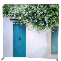 Vente chaude 10ft Tension Tissu Toile de Fond Stand Affichage Mural avec Graphique Personnalisé