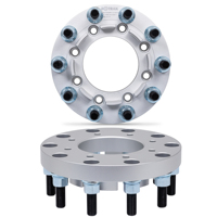 Adaptateur d'espacement de roue semi-remorque BOTRAK 8 à 10 trous 1,5 pouce 8x225 à 10x285 22,5'' 24,5'' pour Ford F450 F550 Super Duty double roue