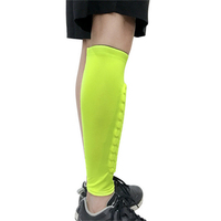 Manchons de compression pour mollets Hommes Femmes Protection professionnelle avec coussin nid d'abeille flexible Garde-mollets Protection fine en Spandex et Nylon pour le football