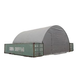 Cobertizo Metálico para Contenedores Marítimos, Domo para Contenedor de Envío de 40 pies con Puerta, Cobertizos y Carpa de Almacenamiento - Product Image 2