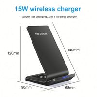 Nouveautés 2024 : chargeur sans fil 3 en 1 avec support de charge sans fil