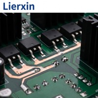 Lierxin LEX-UPS-1K Carte de contrôle principale de l'onduleur en cuivre robuste 3oz 1kVA, 4 couches, double conversion, onde sinusoïdale pure, IGBT PWM, batterie