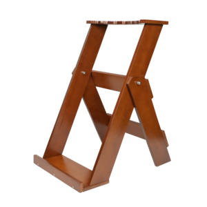 7-hole pole position solid wood golf club rack and bag rack