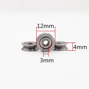 V groove bearing V623ZZ bearing roller v grooved rollers 3*12*4mm groove guide roller bearing