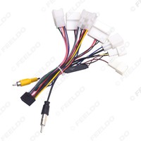 Kabel Adaptor Retrofit 16-pin Toyota 2004-2024 Kompatibel Model 6617; Kabel Daya Khusus untuk Layar Besar Android