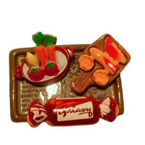 2026 Popular Creative Realistic Western-style Miniature Food Toy Fridge Magnets - Product Image 6