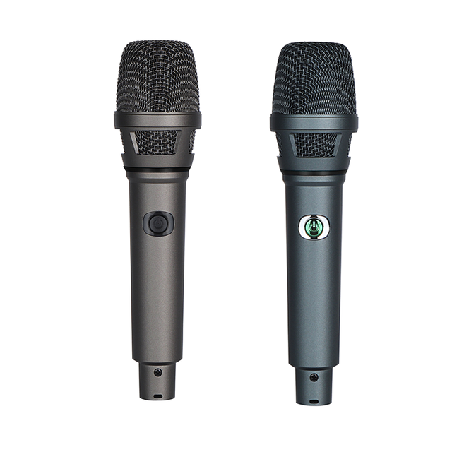 Professional Wired Microphone, Portable Dynamic Heart-shaped Unidirectional Handheld Microphone