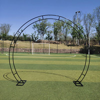 Arche circulaire en métal de haute qualité personnalisée, support d'arche de ballons ronde pour la décoration de scène de mariage et de fête