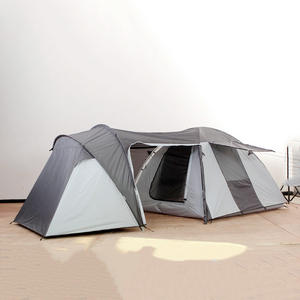 Toptan çadır açık katlanır aile turist çadır 2 oda 5 ~ 8 kişi kamp su geçirmez kubbe çadır - Product Image 3
