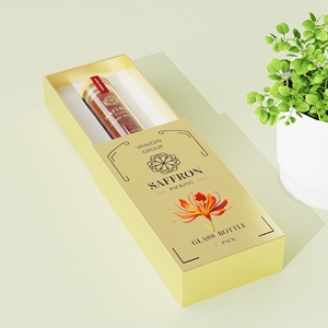 <span class=keywords><strong>Tubes</strong></span> en verre borosilicate de haute qualité pour le stockage des épices safran, flacons en verre hermétiques avec bouchon en <span class=keywords><strong>bambou</strong></span> et emballage de luxe - Product Image 5