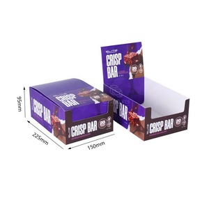 Tùy chỉnh các tông PDQ hộp hiển thị cho sô cô la & Kẹo Kệ sẵn sàng xé đi hiển thị bán lẻ Bao bì hộp cho thanh điện - Product Image 2