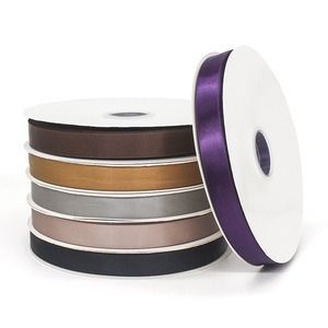 Beihai Double Faced Satin Ribbon 2Cm Polyester Durable Gift Wrapping Bouquet Clothing Accessory - Product Image 5