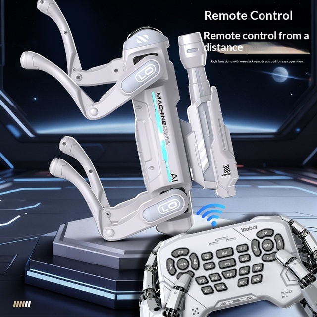 2026 New Remote Control Smart Robot Dog AI Plastic Electronic Toy for Boys 8-13 Years New Year Gift