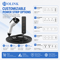 Adaptateur de décharge OLINK J1772 V2L, déchargeur EV avec multiprise US 15A 110V, station d'alimentation mobile pour le camping en plein air et les voyages routiers